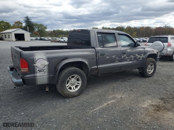 2003 Dodge Dakota Sport with VIN 1D7HG38N13S251978, listed as a Copart auction lot 75883674 with 172,642 mi miles and Salvage Title. Bid and sale history available at carsss.com. Image 3.