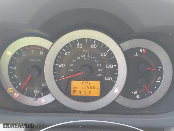 2012 Toyota RAV4 with VIN 2T3ZF4DV6CW108478, listed as a IAAI auction lot 41799192 with 174,957 mi miles. Bid and sale history available at carsss.com. Image 7.