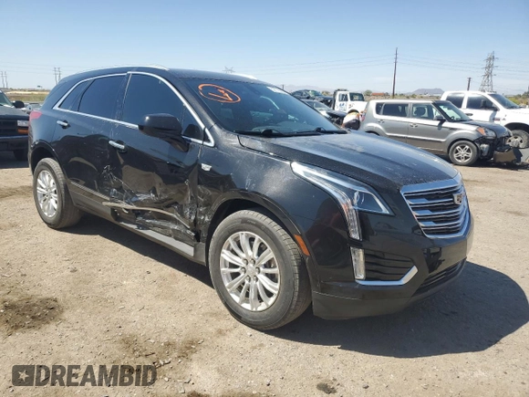 2018 Cadillac XT5 FWD with VIN 1GYKNARS9JZ206977, listed as a Copart auction lot 52776585 with 55,126 mi miles and Salvage Title. Bid and sale history available at carsss.com. Image 4.