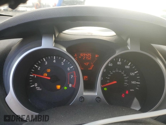 2011 Nissan Juke SV with VIN JN8AF5MV3BT007472, listed as a Copart auction lot 49990835 with 169,425 mi miles and Salvage Title. Bid and sale history available at carsss.com. Image 9.