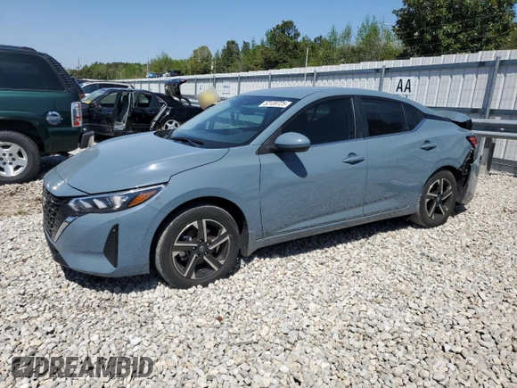 2024 Nissan Sentra SV with VIN 3N1AB8CV2RY275525, listed as a Copart auction lot 52139725 with 26,353 mi miles and Salvage Title. Bid and sale history available at DreamBid. Image 1.