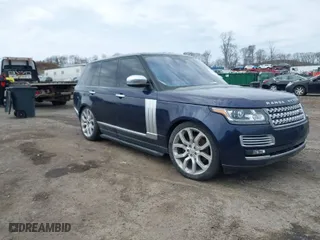 2016 Land Rover Range Rover Diesel HSE with VIN SALGS2KF7GA289736, listed as a IAAI auction lot 42016646 with 146,366 mi miles. Bid and sale history available at carsss.com. Image 1.