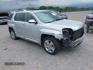 2015 GMC Terrain Denali with VIN 2GKALUEK9F6421491, listed as a IAAI auction lot 41852067 with 93,216 mi miles. Bid and sale history available at carsss.com. Image 1.