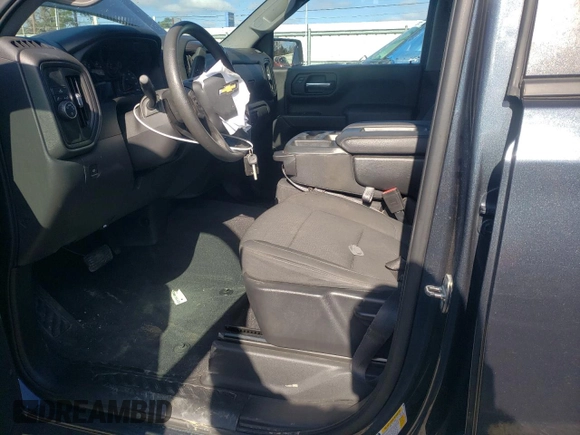 2020 Chevrolet Silverado 1500 Custom with VIN 3GCPWBEK0LG256626, listed as a Copart auction lot 46325475 with 38,514 mi miles and Salvage Title. Bid and sale history available at carsss.com. Image 7.