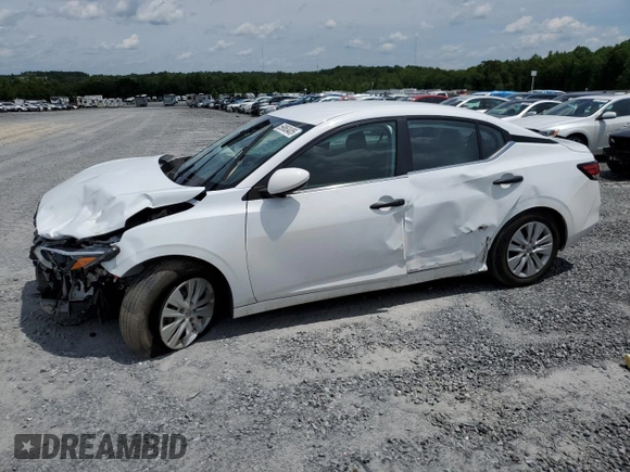 2024 Nissan Sentra S with VIN 3N1AB8BV0RY288968, listed as a Copart auction lot 59863405 with 31,397 mi miles and Salvage title. Bid and sale history available at DreamBid. Image 1.