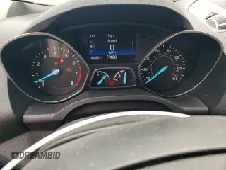 2017 Ford Escape Titanium with VIN 1FMCU0JD5HUB08102, listed as a Copart auction lot 49502525 with 45,383 mi miles and Salvage Title. Bid and sale history available at carsss.com. Image 9.