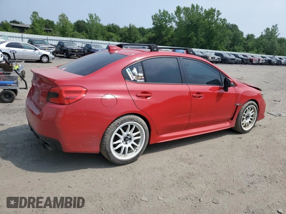 2018 Subaru WRX Limited with VIN JF1VA1H65J9812351, listed as a Copart auction lot 59925895 with 180,219 mi miles and Salvage title. Bid and sale history available at DreamBid. Image 3.