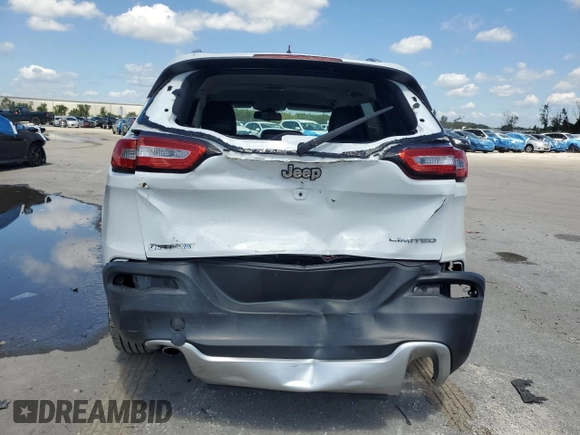 2014 Jeep Cherokee Limited with VIN 1C4PJLDS8EW204333, listed as a Copart auction lot 56590965 with 88,739 mi miles and Salvage title. Bid and sale history available at DreamBid. Image 6.