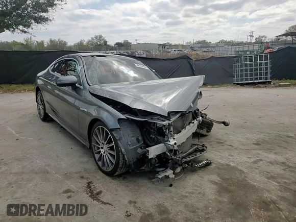 2017 Mercedes-Benz C 300 with VIN WDDWJ4JB3HF331586, listed as a Copart auction lot 46244895 with 63,792 mi miles and Salvage Title. Bid and sale history available at carsss.com. Image 10.