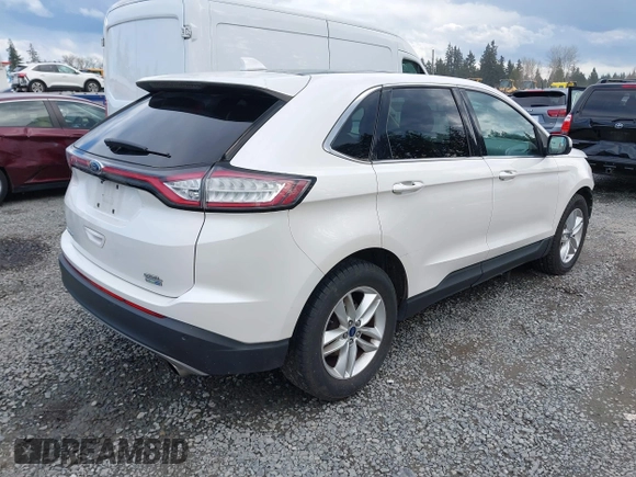 2015 Ford Edge SEL with VIN 2FMTK4J91FBC40575, listed as a IAAI auction lot 41895416 with 103,262 mi miles. Bid and sale history available at carsss.com. Image 4.