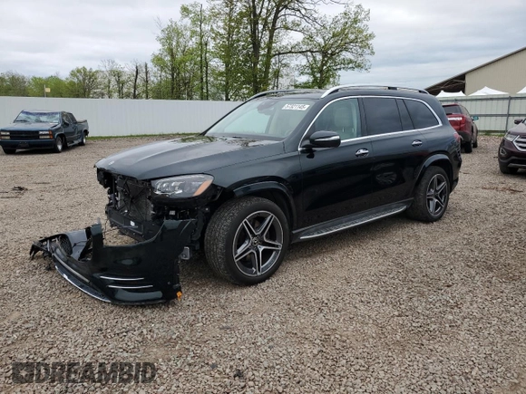 2023 Mercedes-Benz GLS 450 with VIN 4JGFF5KE3PA912751, listed as a Copart auction lot 57321145 with 41,273 mi miles and Salvage Title. Bid and sale history available at DreamBid. Image 1.