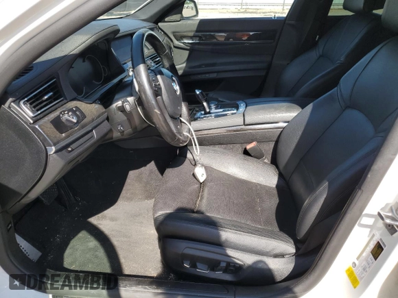 2015 BMW 7 Series 740Li with VIN WBAYE4C50FD947508, listed as a Copart auction lot 60527553 with 98,288 mi miles and . Bid and sale history available at DreamBid. Image 7.