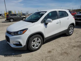 2017 Chevrolet Trax LS with VIN 3GNCJKSB9HL189435, listed as a Copart auction lot 50135165 with 56,018 mi miles and Salvage Title. Bid and sale history available at carsss.com. Image 1.