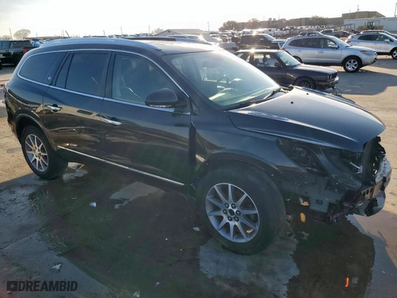 2014 Buick Enclave Leather with VIN 5GAKRBKD5EJ296355, listed as a Copart auction lot 45521625 with 106,766 mi miles and Clean Title. Bid and sale history available at carsss.com. Image 4.