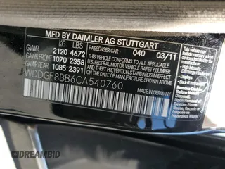 2012 Mercedes-Benz C 300 Sport z VIN WDDGF8BB6CA540760, wystawiony jako Copart lot #63679585 z przebiegiem 199 160 mil mil oraz Szkoda całkowita • Salvage title. Historia ofert i sprzedaży dostępna na DreamBid. Obrazek 12.