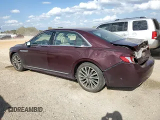 2017 Lincoln Continental Select with VIN 1LN6L9SP5H5623804, listed as a Copart auction lot 51661495 with 180,616 mi miles and Salvage title. Bid and sale history available at DreamBid. Image 2.