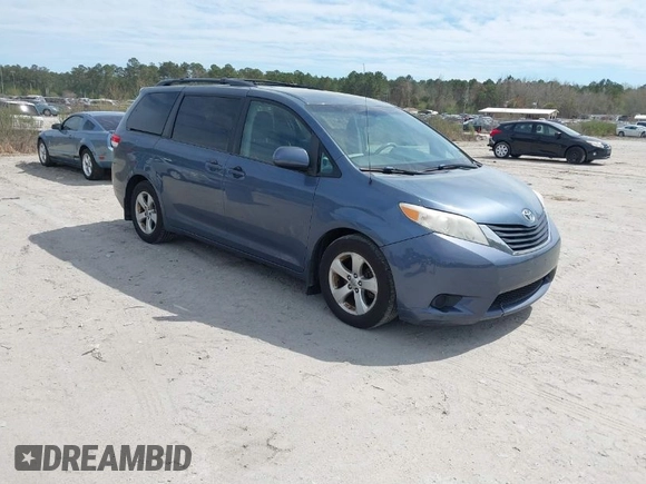 2014 Toyota Sienna LE AAS with VIN 5TDKK3DCXES498110, listed as a IAAI auction lot 41847116 with 242,065 mi miles and . Bid and sale history available at DreamBid. Image 1.