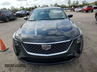 2025 Cadillac CT5 Premium Luxury with VIN 1G6DN5RW5S0100897, listed as a Copart auction lot 78741714 with 5,494 mi miles and Salvage title. Bid and sale history available at DreamBid. Image 5.