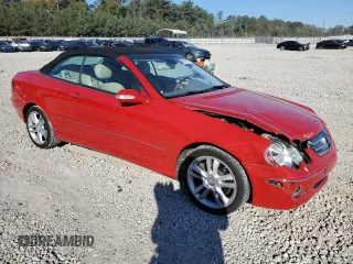 2009 Mercedes-Benz CLK 350 with VIN WDBTK56F09T106832, listed as a Copart auction lot 80189174 with 152,662 mi miles and Salvage Title. Bid and sale history available at DreamBid. Image 4.