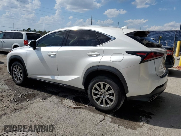 2021 Lexus NX with VIN JTJDARBZ2M5028774, listed as a Copart auction lot 53320185 with 23,335 mi miles and Non Repairable. Bid and sale history available at carsss.com. Image 2.
