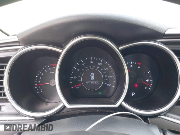 2015 Kia Optima LX with VIN KNAGM4A74F5599130, listed as a IAAI auction lot 42037576 with 177,067 mi miles. Bid and sale history available at carsss.com. Image 7.