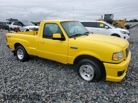 2006 Ford Ranger XL with VIN 1FTYR10U46PA46030, listed as a Copart auction lot 53307885 with 122,484 mi miles and Salvage Title. Bid and sale history available at carsss.com. Image 4.