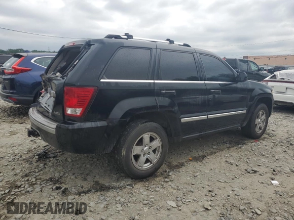 2007 Jeep Grand Cherokee Overland with VIN 1J8HR68227C651830, listed as a Copart auction lot 62403725 with 147,827 mi miles and Salvage title. Bid and sale history available at DreamBid. Image 3.