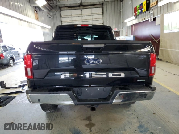 2019 Ford F-150 XL with VIN 1FTEW1E41KFC63619, listed as a Copart auction lot 55754145 with 44,697 mi miles and Salvage title. Bid and sale history available at DreamBid. Image 6.