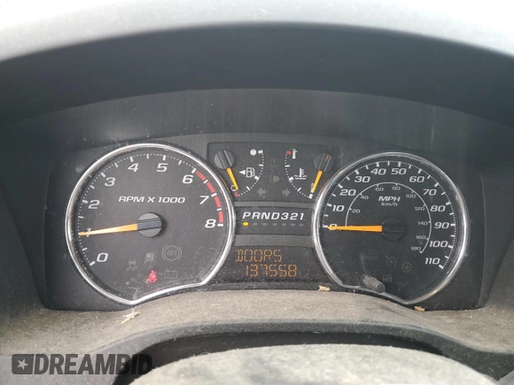 2008 GMC Canyon SLE1 with VIN 1GTCS13E088173342, listed as a Copart auction lot 41585385 with 137,558 mi miles and Salvage Title. Bid and sale history available at carsss.com. Image 9.
