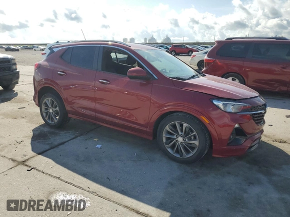 2021 Buick Encore GX Select with VIN KL4MMDSL6MB065928, listed as a Copart auction lot 57675195 with 80,330 mi miles and Salvage title. Bid and sale history available at DreamBid. Image 4.