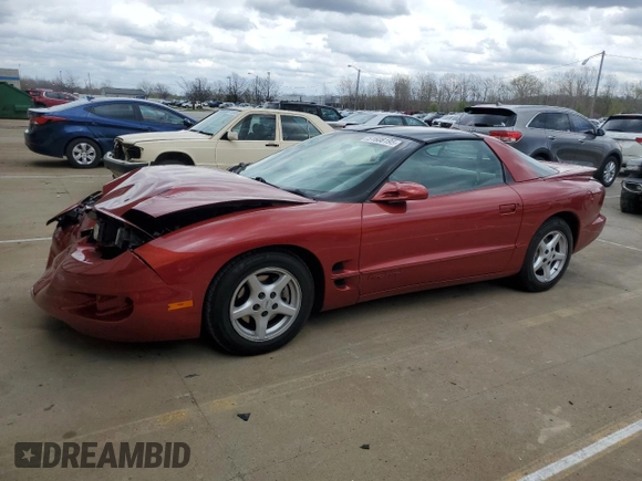 1998 Pontiac Firebird Firebird z VIN 2G2FS22K4W2210899, wystawiony jako Copart lot #51608195 z przebiegiem 99 553 mil mil oraz Szkoda całkowita • Salvage title. Historia ofert i sprzedaży dostępna na DreamBid. Obrazek 1.