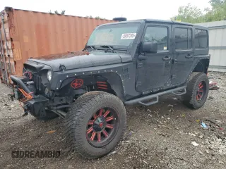 2016 Jeep Wrangler Unlimited Sport with VIN 1C4BJWDG4GL194296, listed as a Copart auction lot 59397285 with 174,343 mi miles and Salvage title. Bid and sale history available at DreamBid. Image 1.