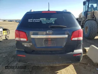 2013 Kia Sorento LX with VIN 5XYKT3A65DG365651, listed as a Copart auction lot 52599455 with 240,925 mi miles and Salvage Title. Bid and sale history available at carsss.com. Image 6.