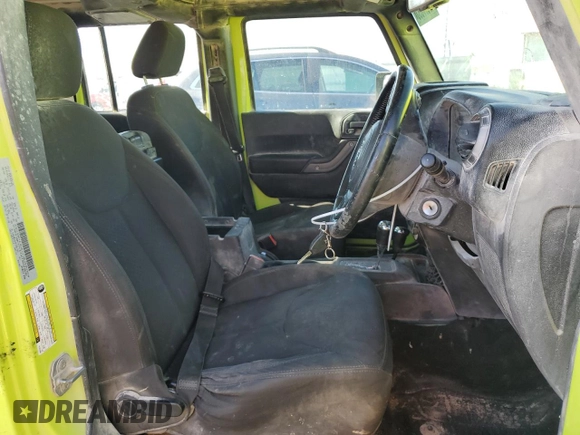 2016 Jeep Wrangler Unlimited Sport RHD with VIN 1C4BJWKG0GL321550, listed as a Copart auction lot 47877395 with 179,573 mi miles and Salvage title. Bid and sale history available at DreamBid. Image 7.