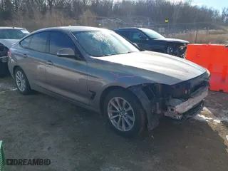 2015 BMW 3 Series Gran Turismo 328i xDrive with VIN WBA3X5C50FD560192, listed as a IAAI auction lot 41364038 with 147,845 mi miles. Bid and sale history available at carsss.com. Image 1.