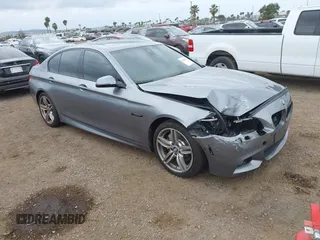 2016 BMW 5 Series 535i with VIN WBA5B1C58GG132970, listed as a IAAI auction lot 42120675 with 82,797 mi miles and . Bid and sale history available at carsss.com. Image 1.