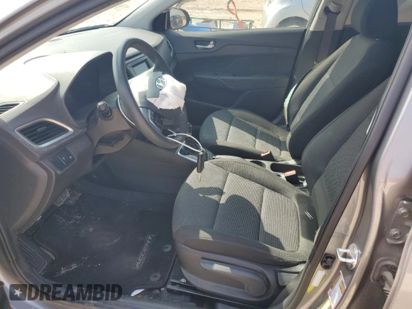 2022 Hyundai Accent SE with VIN 3KPC24A64NE155537, listed as a Copart auction lot 55312015 with 84,544 mi miles and Salvage title. Bid and sale history available at DreamBid. Image 7.