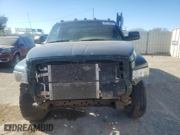 2001 Dodge Ram 2500 with VIN 1B7KF23691J539943, listed as a Copart auction lot 82216584 with 346,832 mi miles and Salvage Title. Bid and sale history available at carsss.com. Image 5.