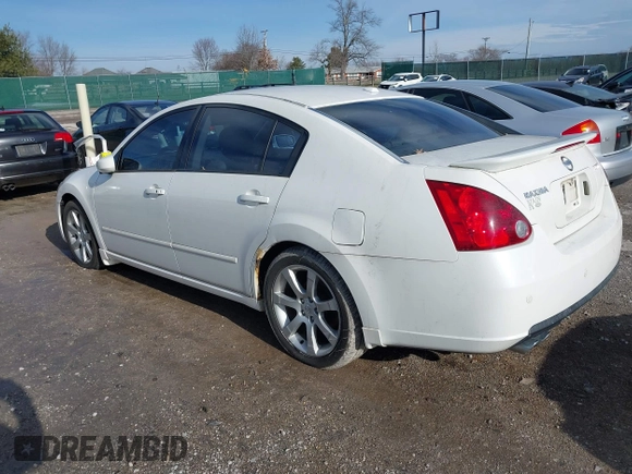 2007 Nissan Maxima 3.5 SE with VIN 1N4BA41E57C821830, listed as a IAAI auction lot 41609251 with 232,052 mi miles. Bid and sale history available at carsss.com. Image 3.