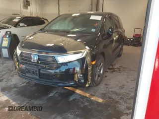 2022 Honda Odyssey EX with VIN 5FNRL6H50NB035132, listed as a IAAI auction lot 41367685 with 26,011 mi miles and . Bid and sale history available at DreamBid. Image 17.