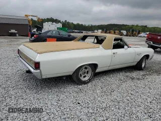 1971 Chevrolet El Camino z VIN 136801L126108, wystawiony jako Copart lot #52032275 z przebiegiem Nie podano mil oraz Nie do naprawy. Historia ofert i sprzedaży dostępna na DreamBid. Obrazek 3.