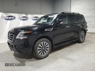2023 Nissan Armada SL with VIN JN8AY2BA2P9401915, listed as a Copart auction lot 44556045 with 47,879 mi miles and Salvage Title. Bid and sale history available at carsss.com. Image 1.