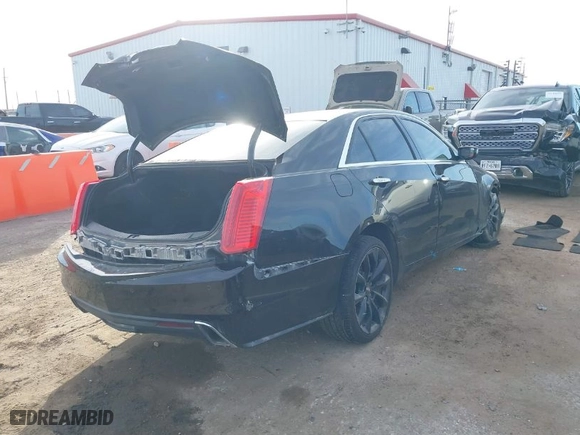 2018 Cadillac CTS Sedan Luxury RWD with VIN 1G6AR5SX3J0141554, listed as a IAAI auction lot 41134505 with 1 mi miles. Bid and sale history available at carsss.com. Image 4.
