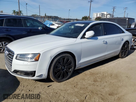 2015 Audi A8 3.0T with VIN WAU3GAFD8FN005271, listed as a Copart auction lot 64262595 with 88,931 mi miles and Salvage title. Bid and sale history available at DreamBid. Image 1.