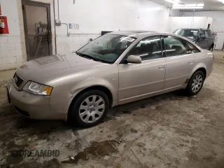 1999 Audi A6 with VIN WAUBA24B8XN100399, listed as a Copart auction lot 87908445 with 39,307 mi miles and Non Repairable. Bid and sale history available at carsss.com. Image 1.
