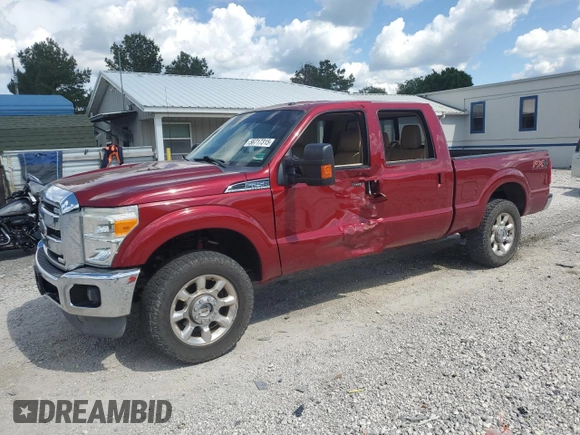 2014 Ford F-250 XL with VIN 1FT7W2B60EEA32273, listed as a Copart auction lot 56717315 with 134,143 mi miles and Salvage title. Bid and sale history available at DreamBid. Image 1.