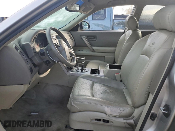 2003 Infiniti FX Options with VIN JNRAS08W43X201029, listed as a Copart auction lot 75742894 with 154,843 mi miles and Clean Title. Bid and sale history available at DreamBid. Image 7.