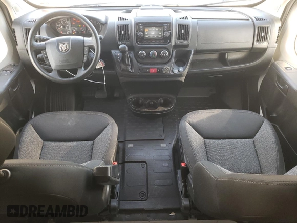 2017 Ram ProMaster Cargo with VIN 3C6TRVBG9HE532657, listed as a Copart auction lot 43176645 with 170,022 mi miles and Clean Title. Bid and sale history available at DreamBid. Image 8.