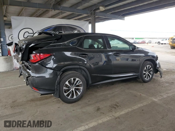 2021 Lexus RX 350 with VIN 2T2AZMDA2MC303342, listed as a Copart auction lot 60886365 with 116,172 mi miles and Salvage title. Bid and sale history available at DreamBid. Image 3.