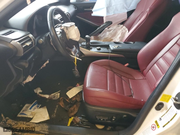 2015 Lexus IS 350 with VIN JTHBE1D26F5020159, listed as a Copart auction lot 48078635 with 243,383 mi miles and Salvage Title. Bid and sale history available at carsss.com. Image 7.